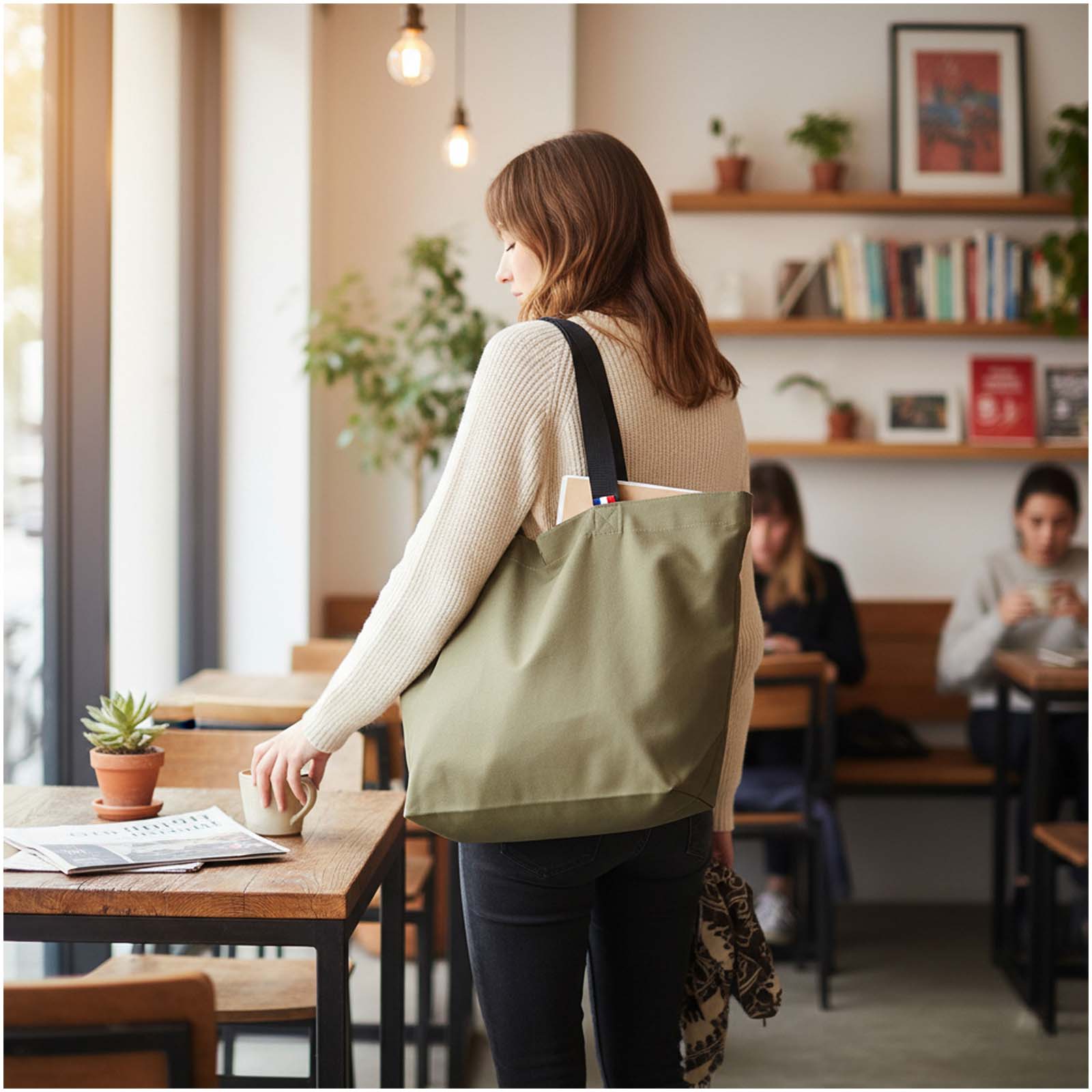 Borsa tote Citizen Green Azalee