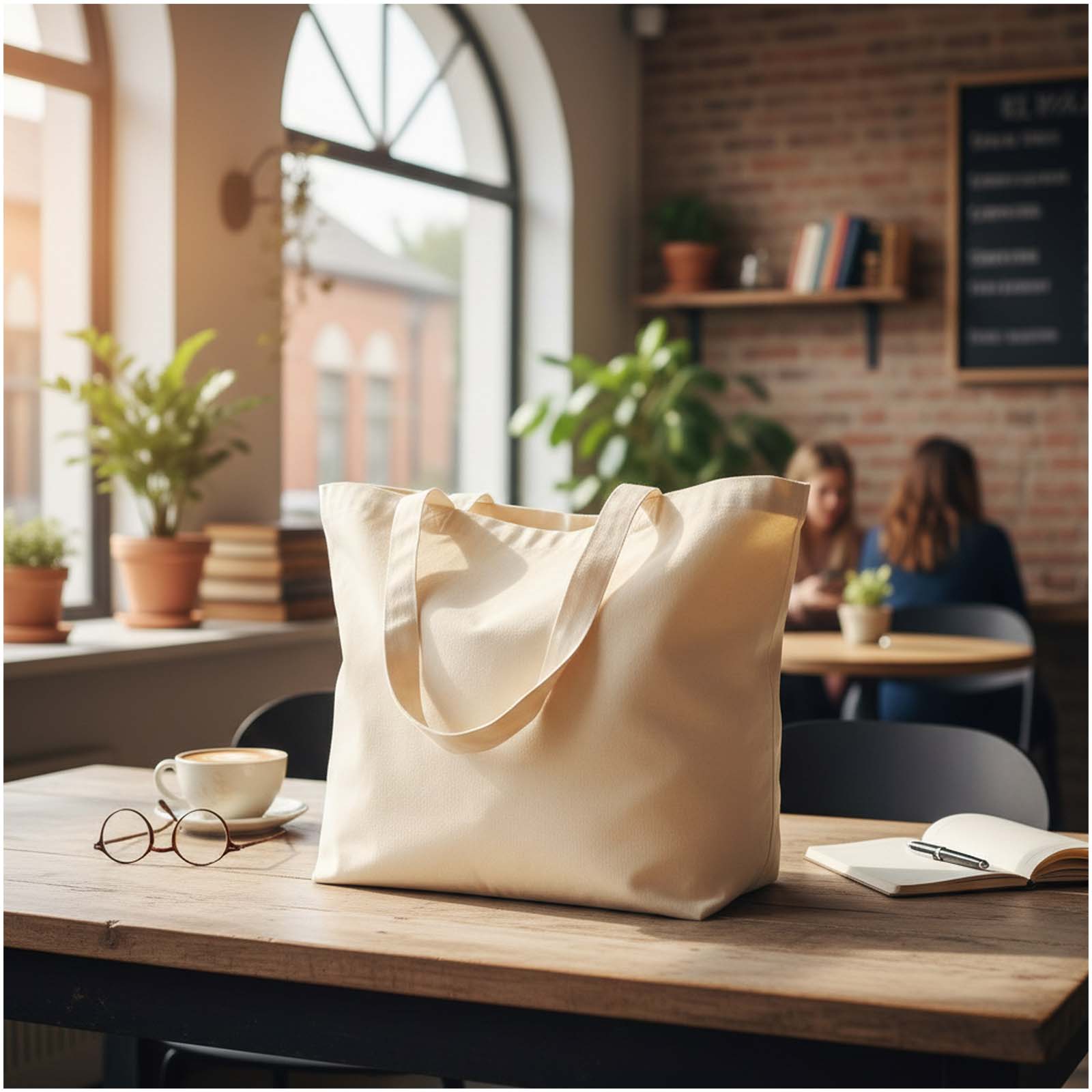 Borsa shopper in cotone biologico Citizen Green Jeannette