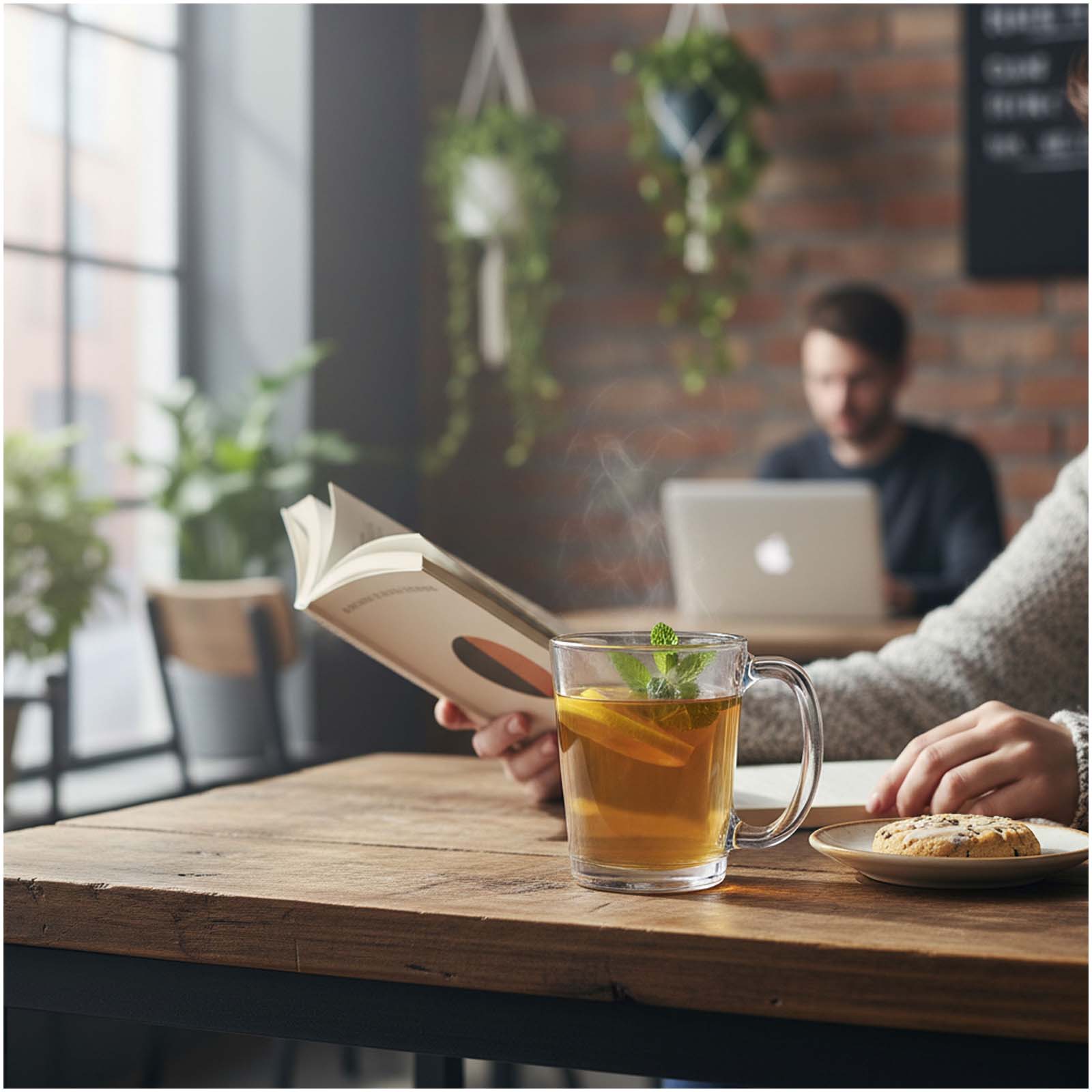 Tazza in vetro Citizen Green Glamu da 310 ml