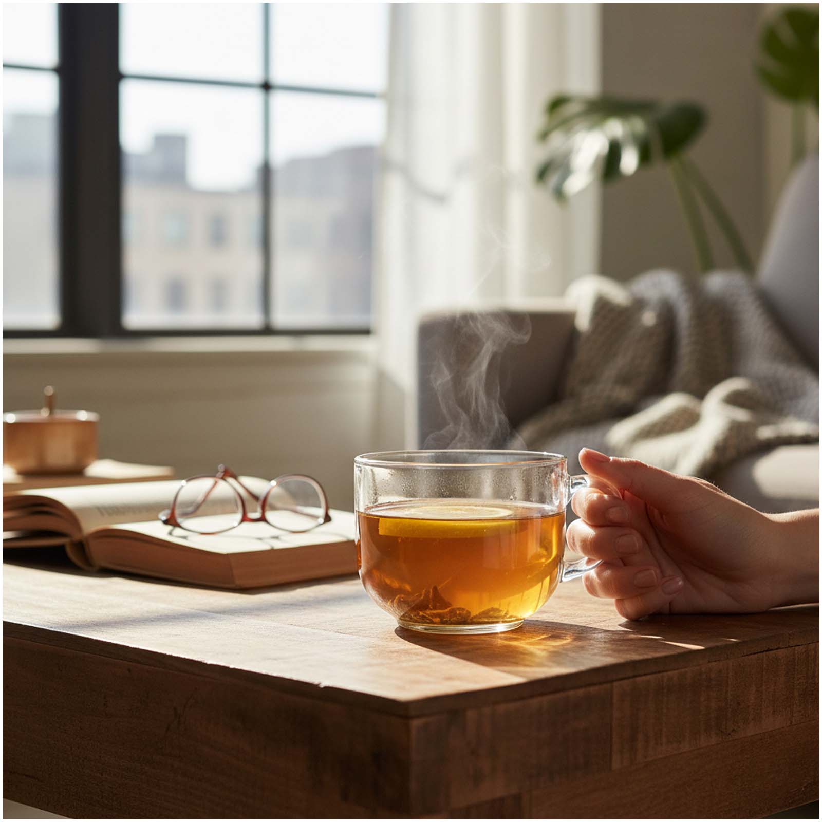 Tazza Citizen Green Breakfast in vetro da 700 ml