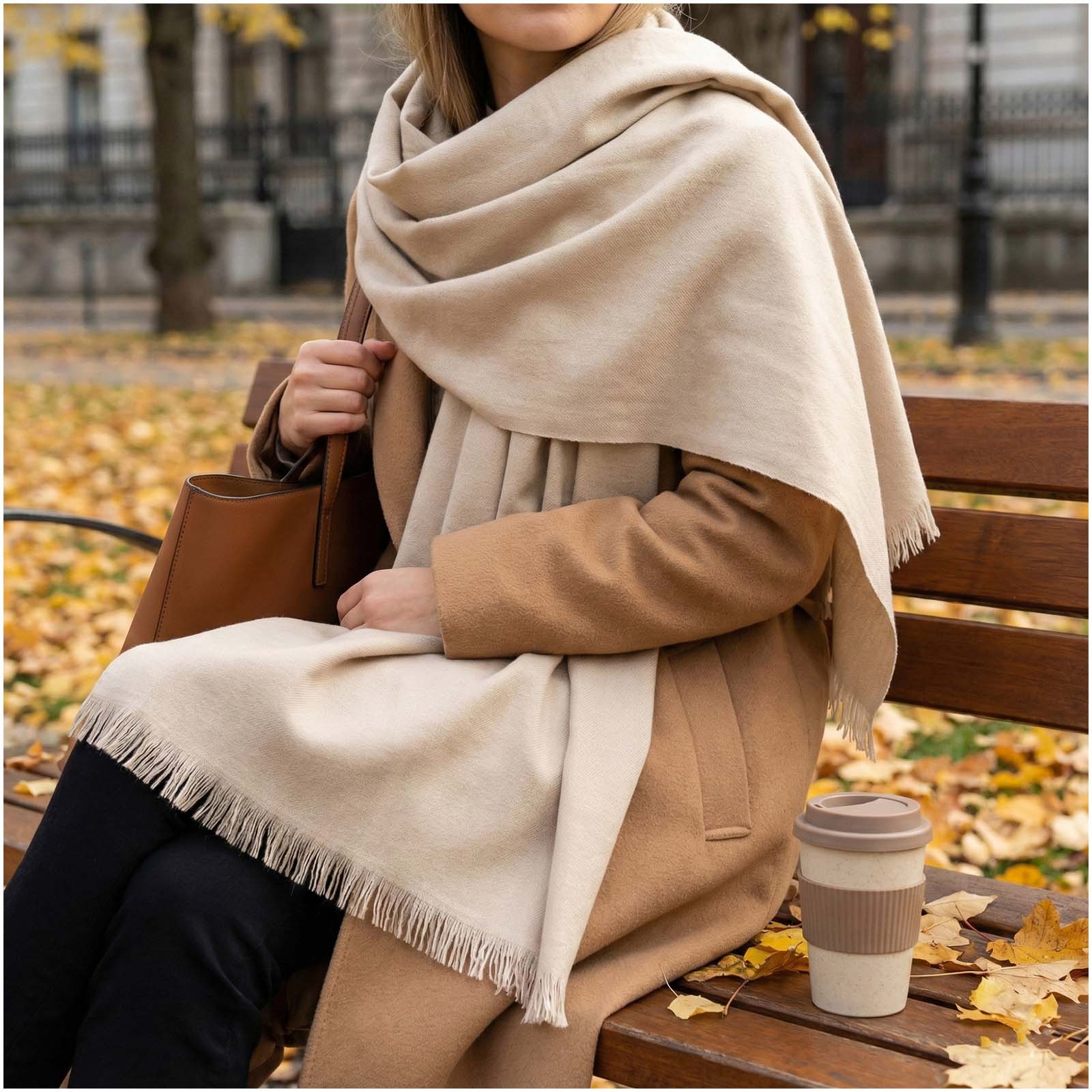 Sciarpa in cotone biologico Citizen Green Alix 