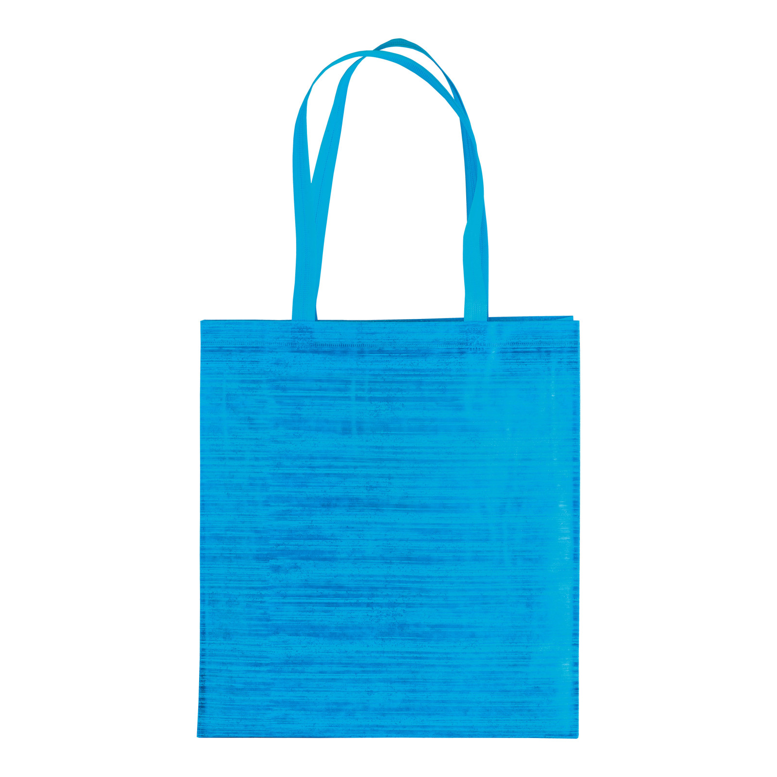 Shopper in TNT termosaldato con soffietto, manici 65 cm