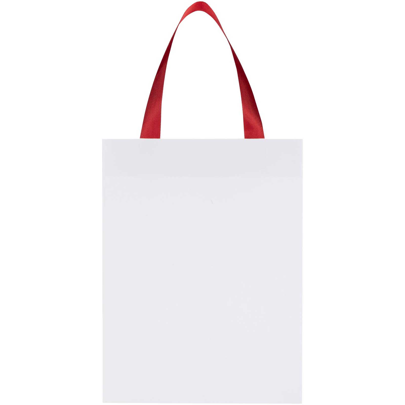 Borsa di carta Smartfold da 230 g/m² con manici a nastro e laminazione lucida - 24 x 10 x 32 cm
