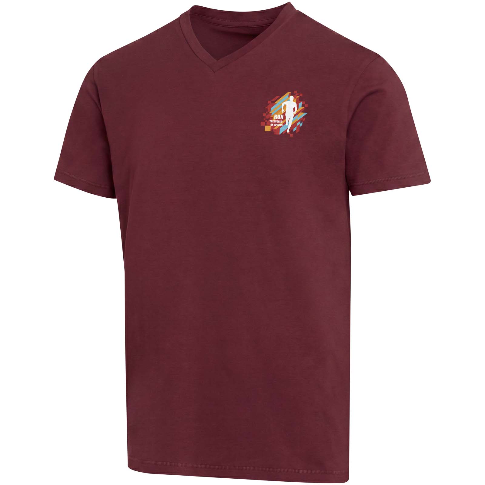 T-shirt a maniche corte unisex con scollo a V in cotone biologico certificato OCS da 200 g/m² Balfour