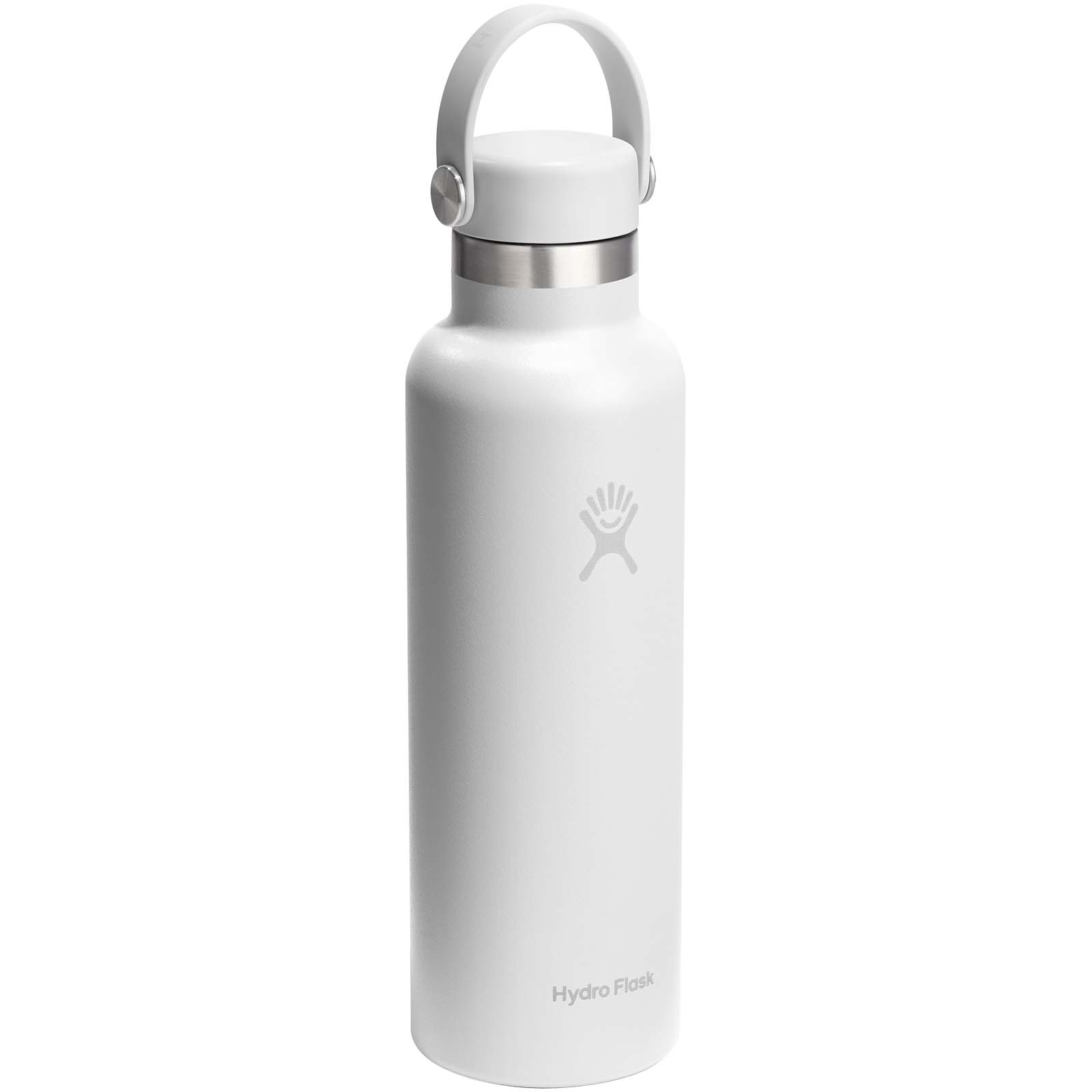 Borraccia Hydra Flask Standard Mouth da 621 ml in acciaio inossidabile con isolamento termico e tappo con cannuccia