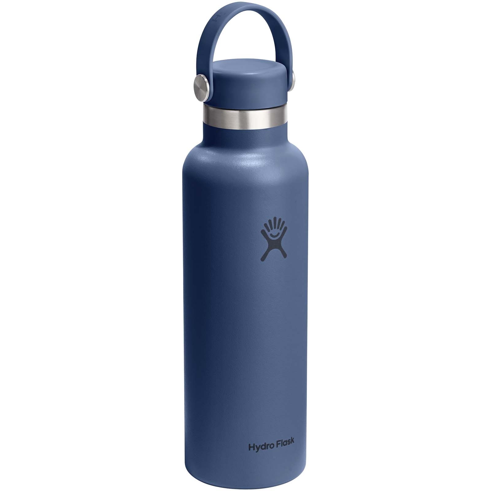 Borraccia Hydra Flask Standard Mouth da 621 ml in acciaio inossidabile con isolamento termico e tappo con cannuccia