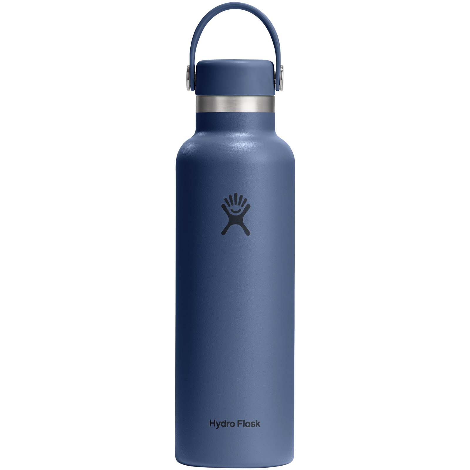 Borraccia Hydra Flask Standard Mouth da 621 ml in acciaio inossidabile con isolamento termico e tappo con cannuccia