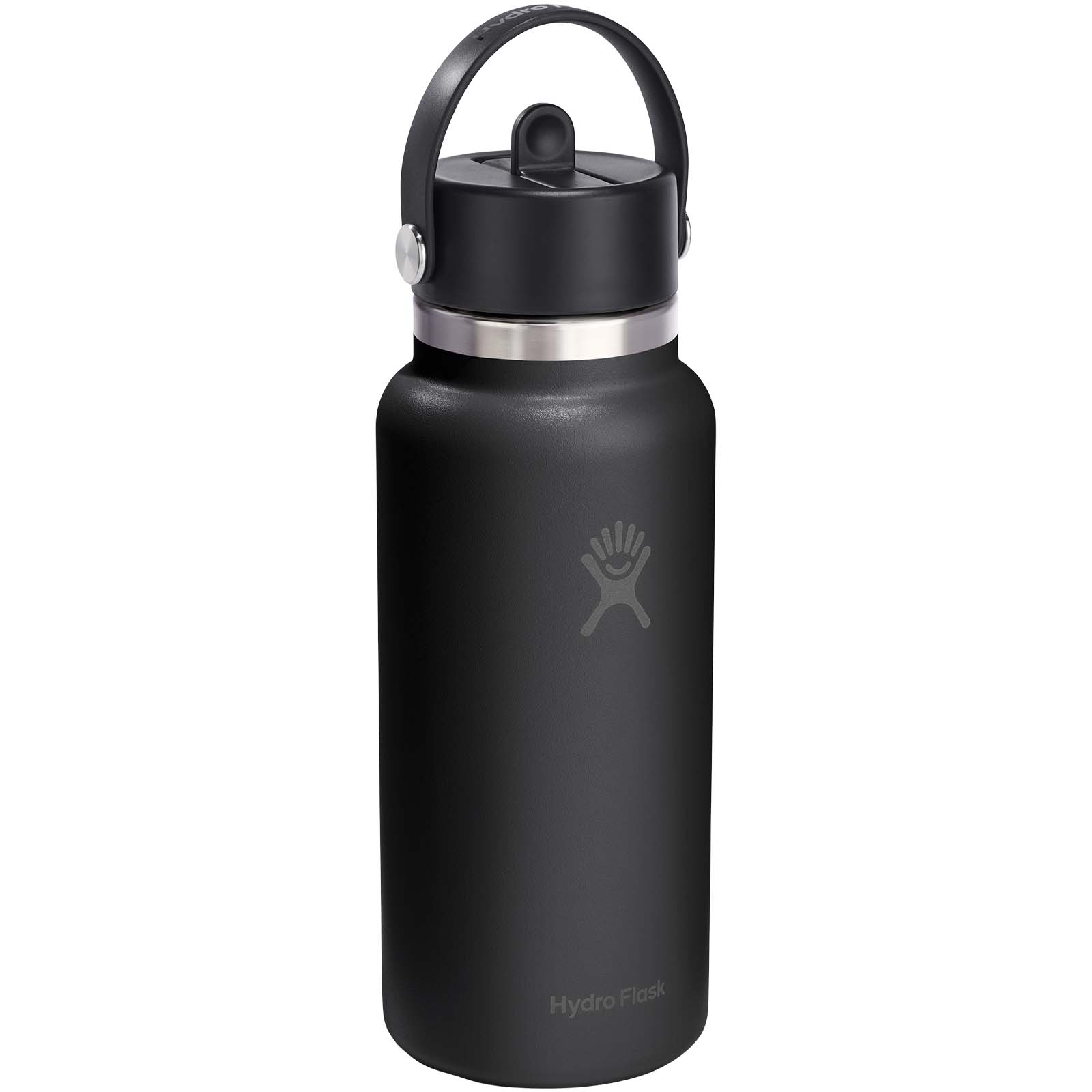 Borraccia termica Hydro Flask Wide Mouth da 946 ml in acciaio inossidabile e tappo con cannuccia