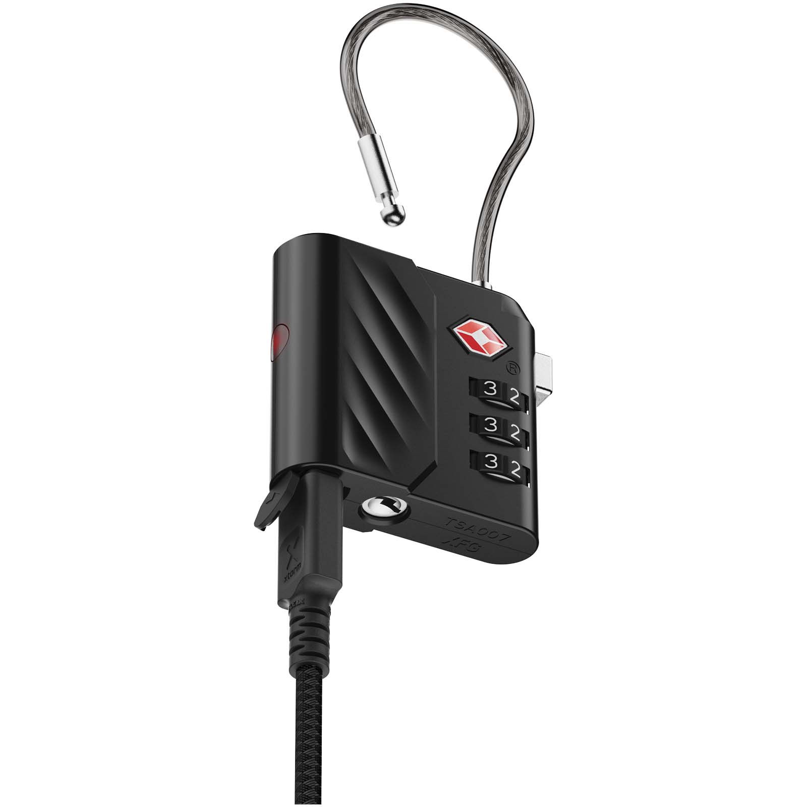 Lucchetto a combinazione Xtorm Lock Tag TSA con localizzatore