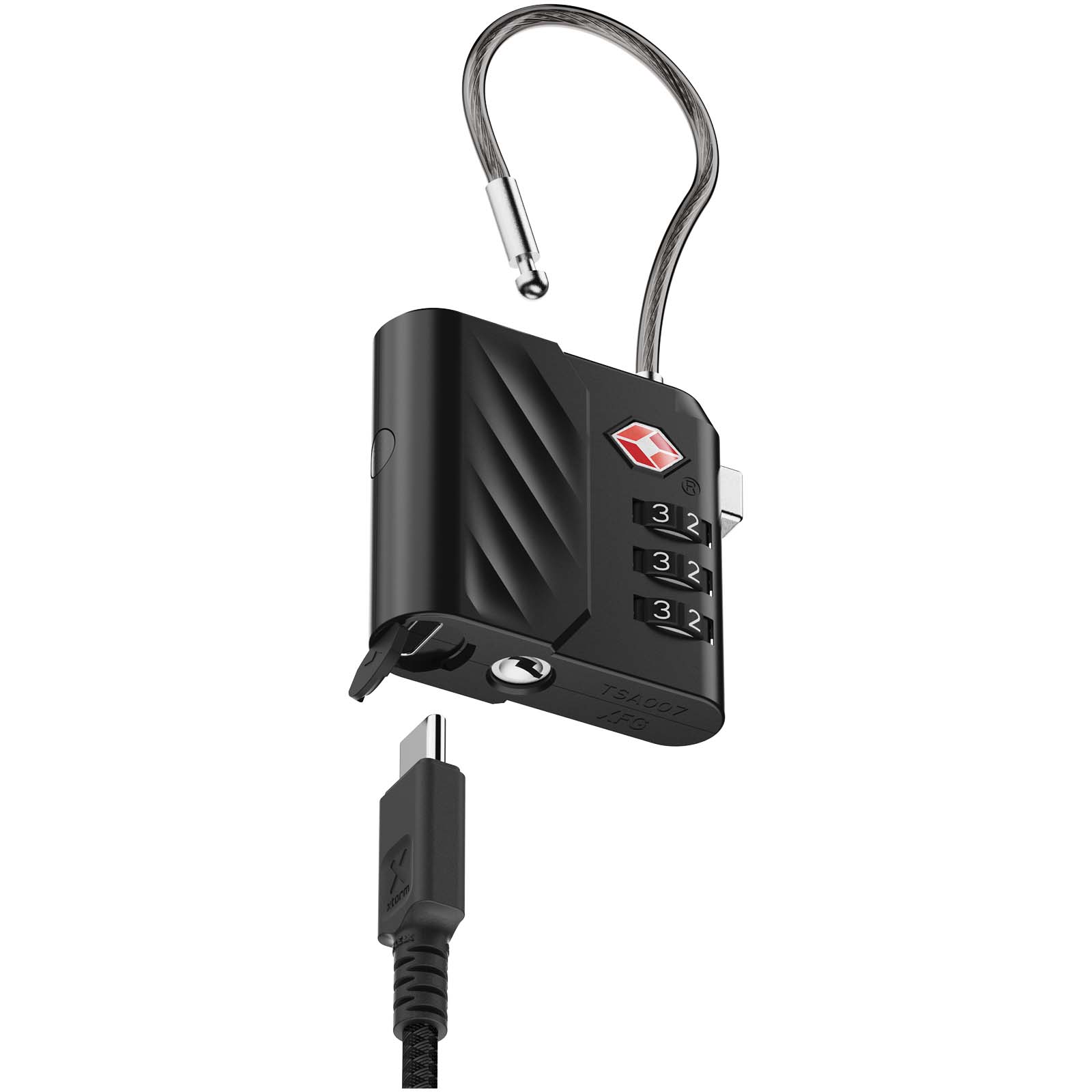 Lucchetto a combinazione Xtorm Lock Tag TSA con localizzatore