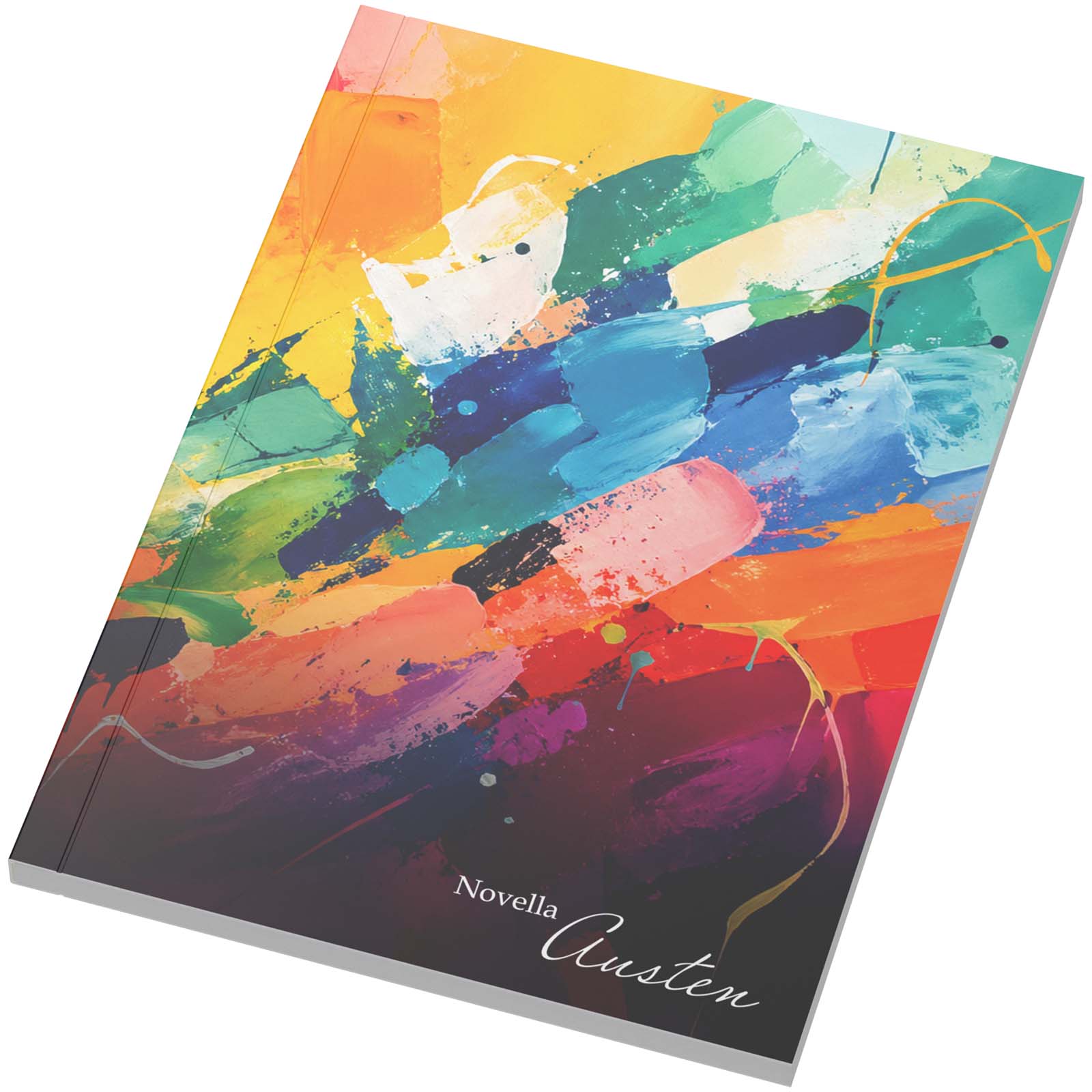Blocco note formato A6 con copertina morbida e 50 fogli Novella Austen