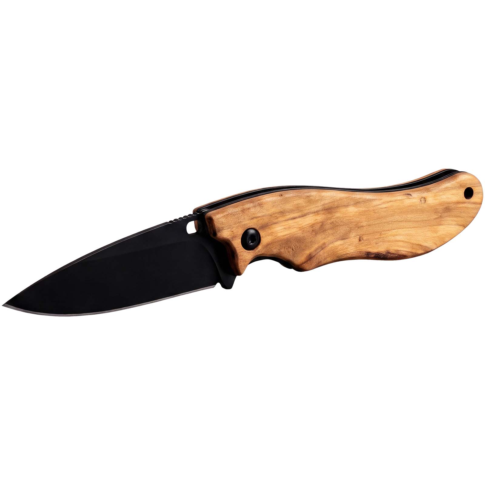 Coltello pieghevole in legno d'ulivo SCX.design T33