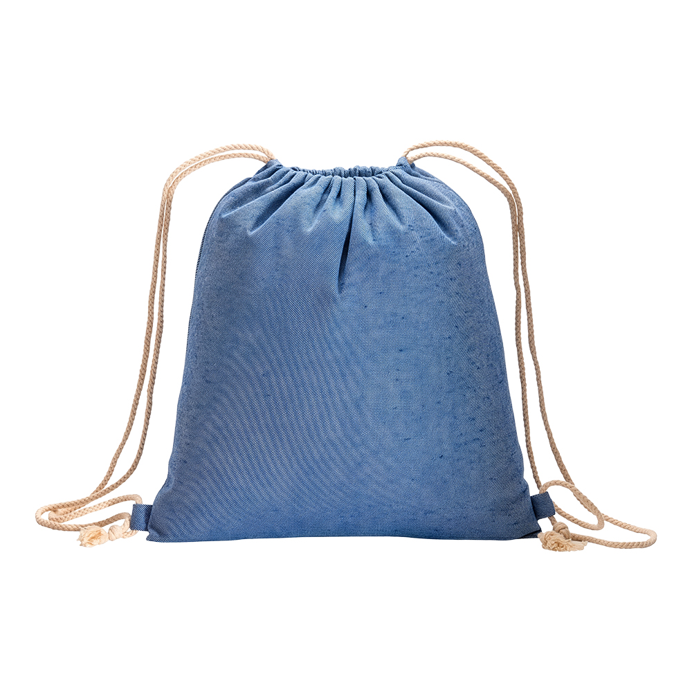 Zainetto in cotone riciclato da 280 g/m2, effetto melange