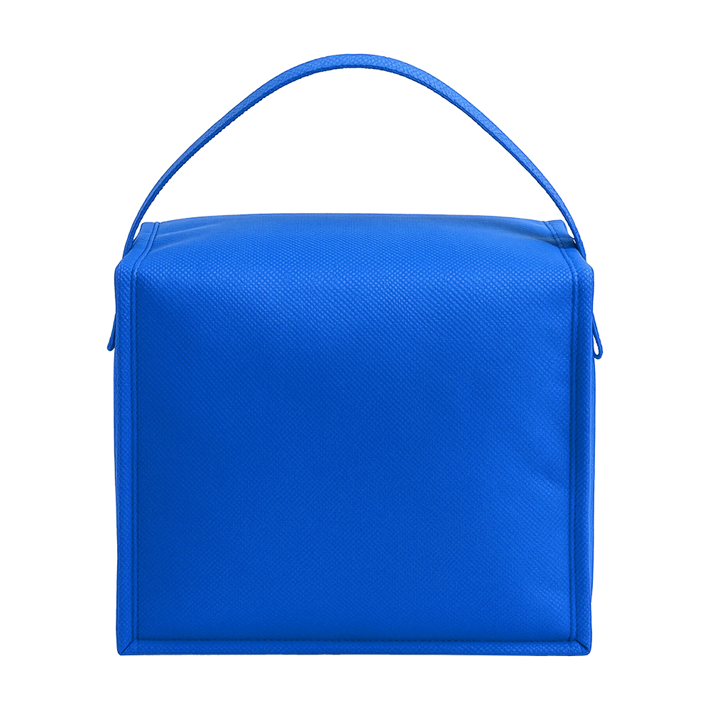 Borsa termica in TNT R-PET. Interno argentato