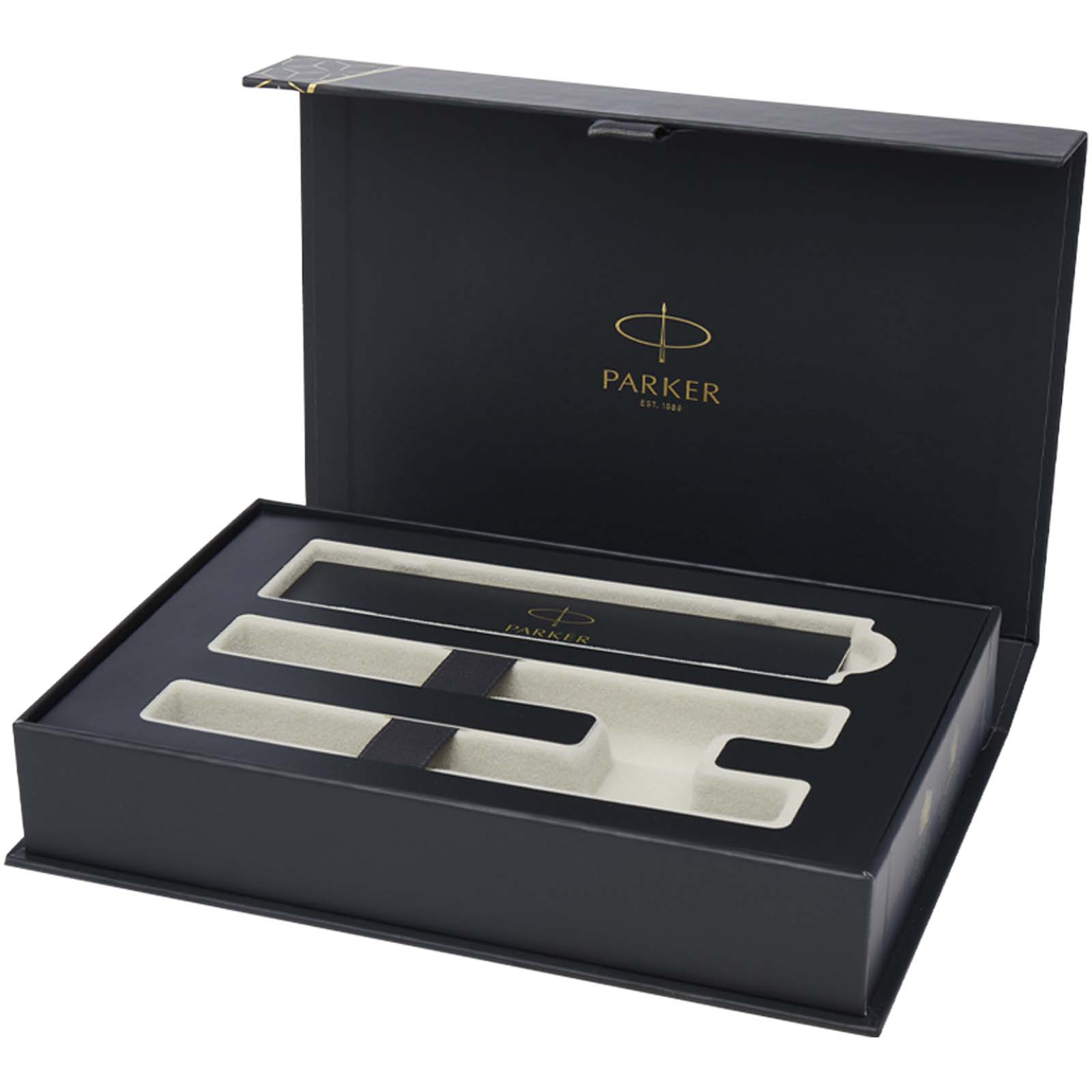 Set di penne roller e a sfera Parker IM Essentials - argento