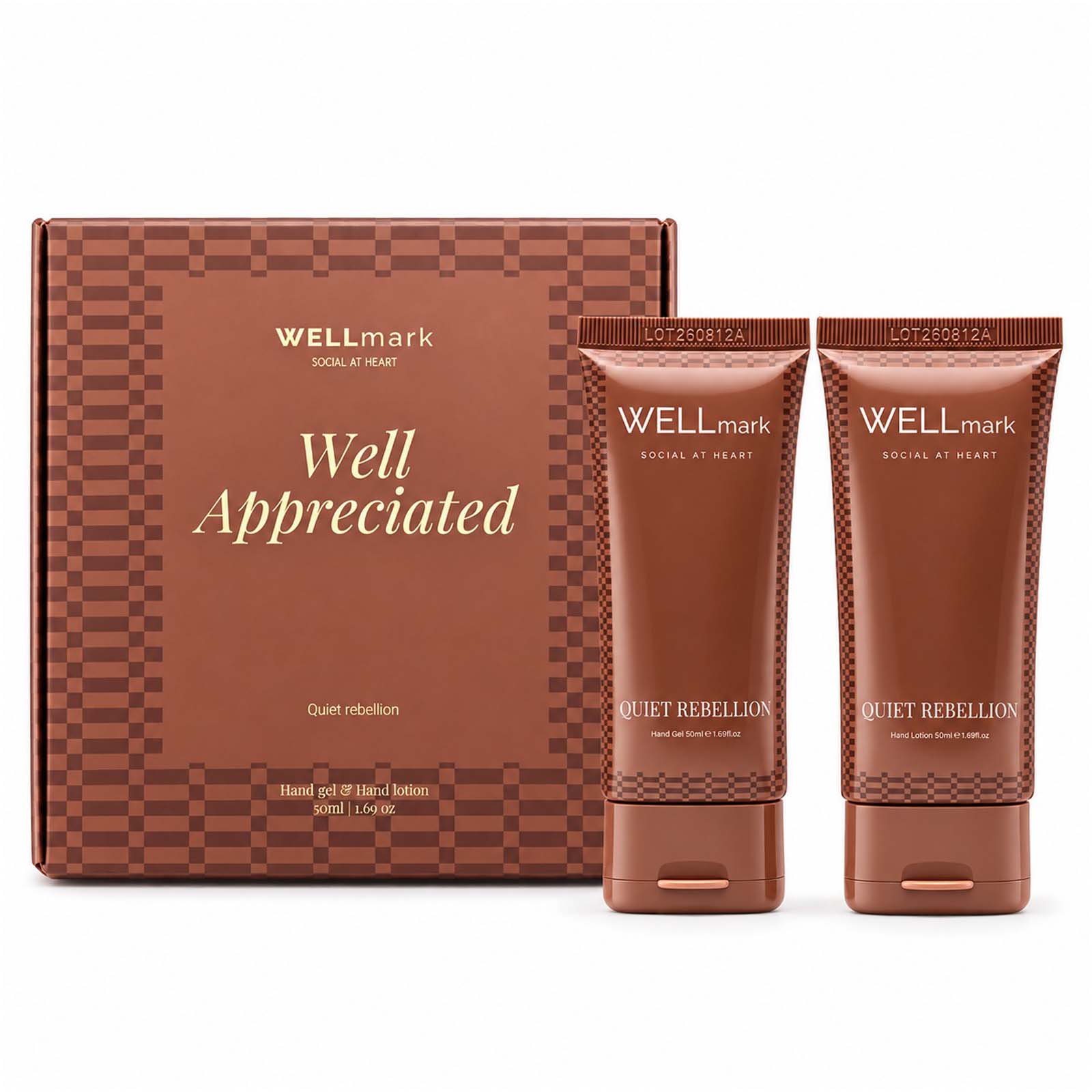Set regalo Wellmark Quite Rebellion con sapone per le mani da 70 ml e crema per le mani da 70 ml
