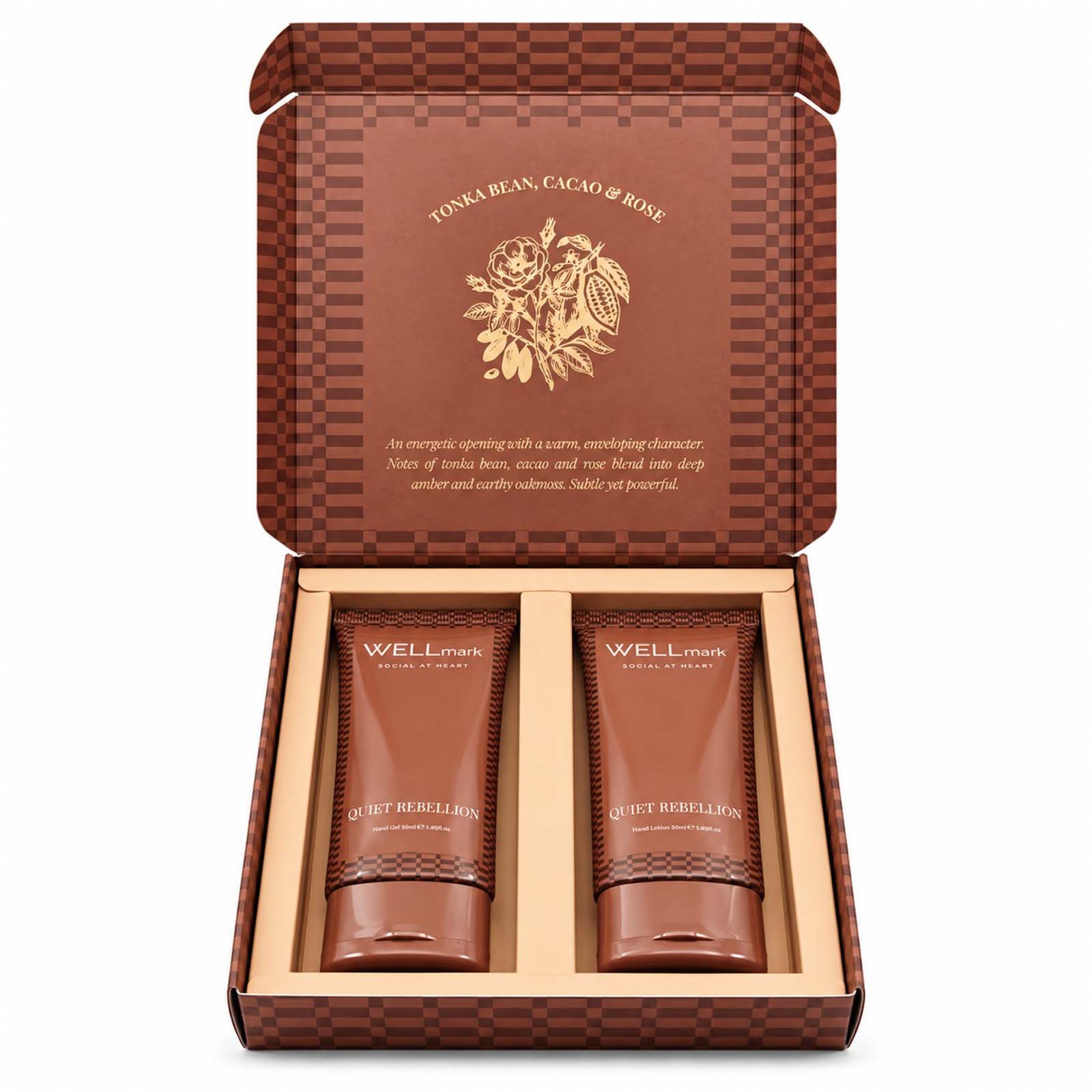 Set regalo Wellmark Quite Rebellion con sapone per le mani da 70 ml e crema per le mani da 70 ml
