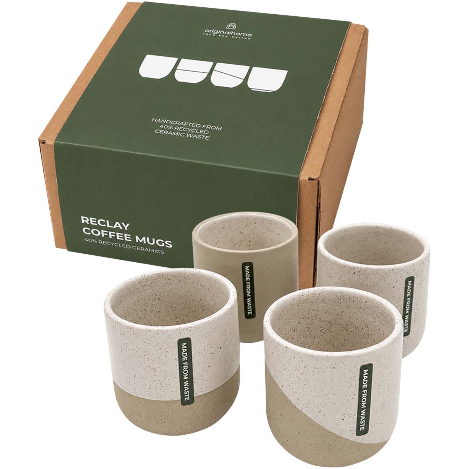 Set di tazze da caffè Originalhome Reclay da 150 ml