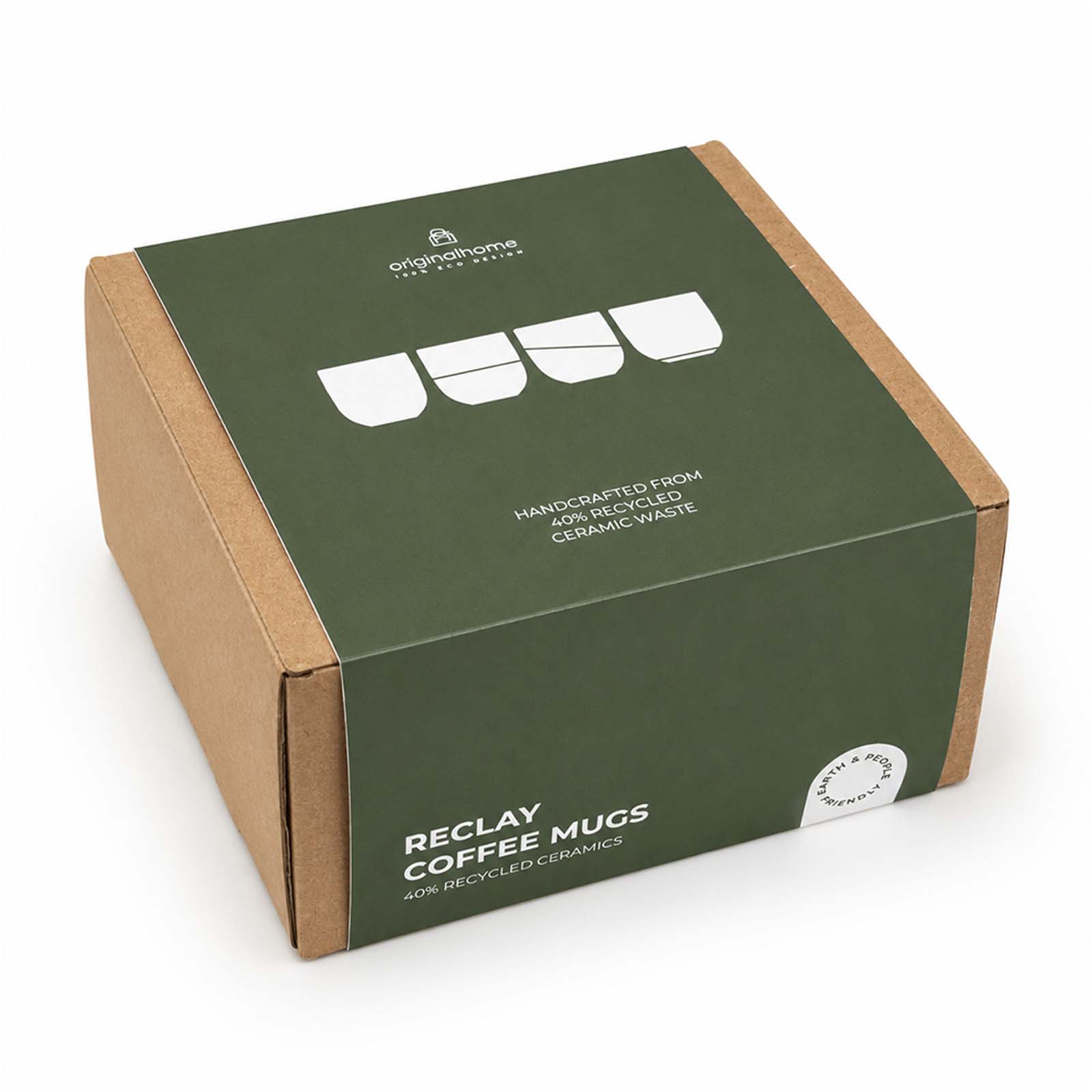 Set di tazze da caffè Originalhome Reclay da 150 ml