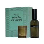 Set regalo Wellmark con spray per ambienti da 100 ml e cande...