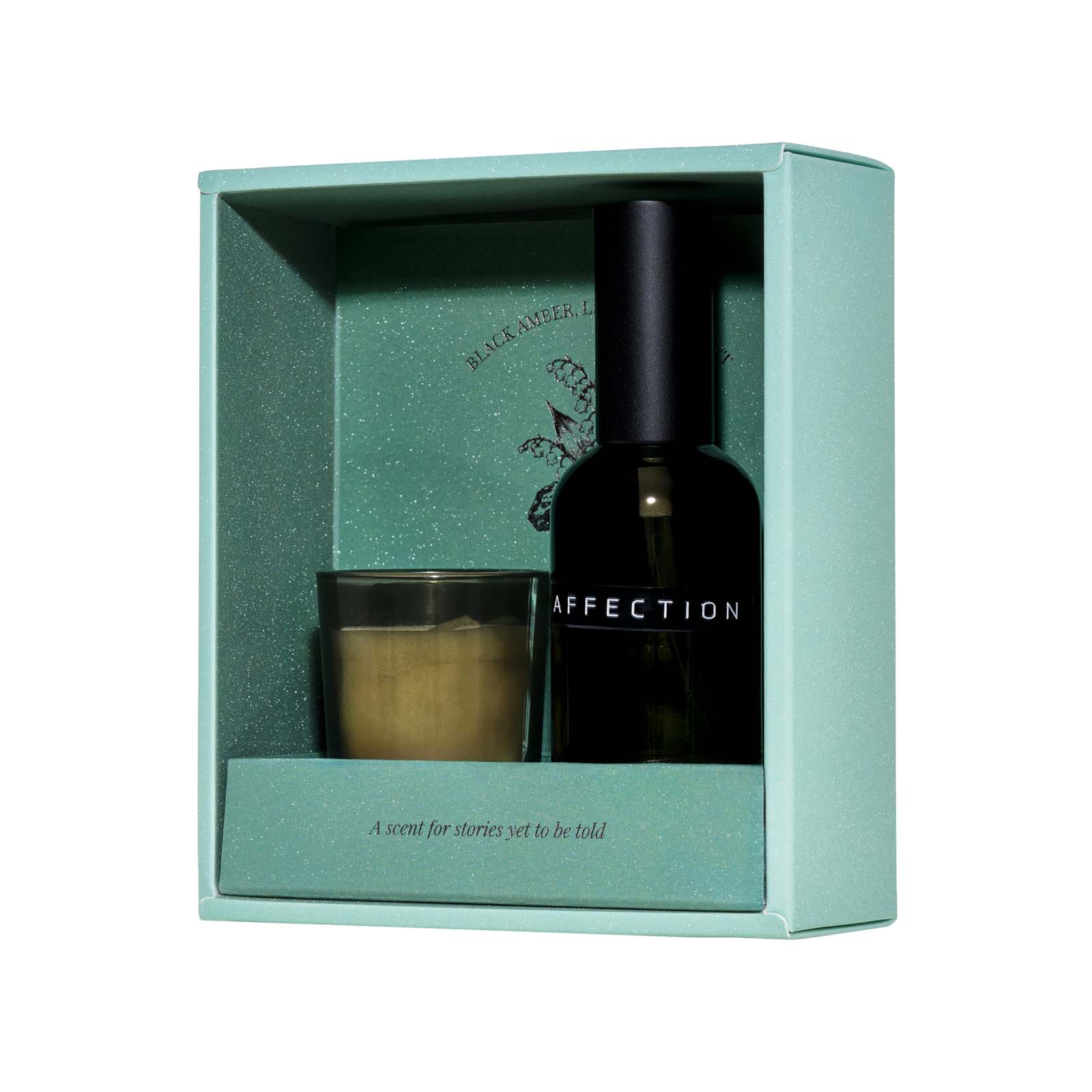 Set regalo Wellmark con spray per ambienti da 100 ml e candela Tender Affection da 70 ml