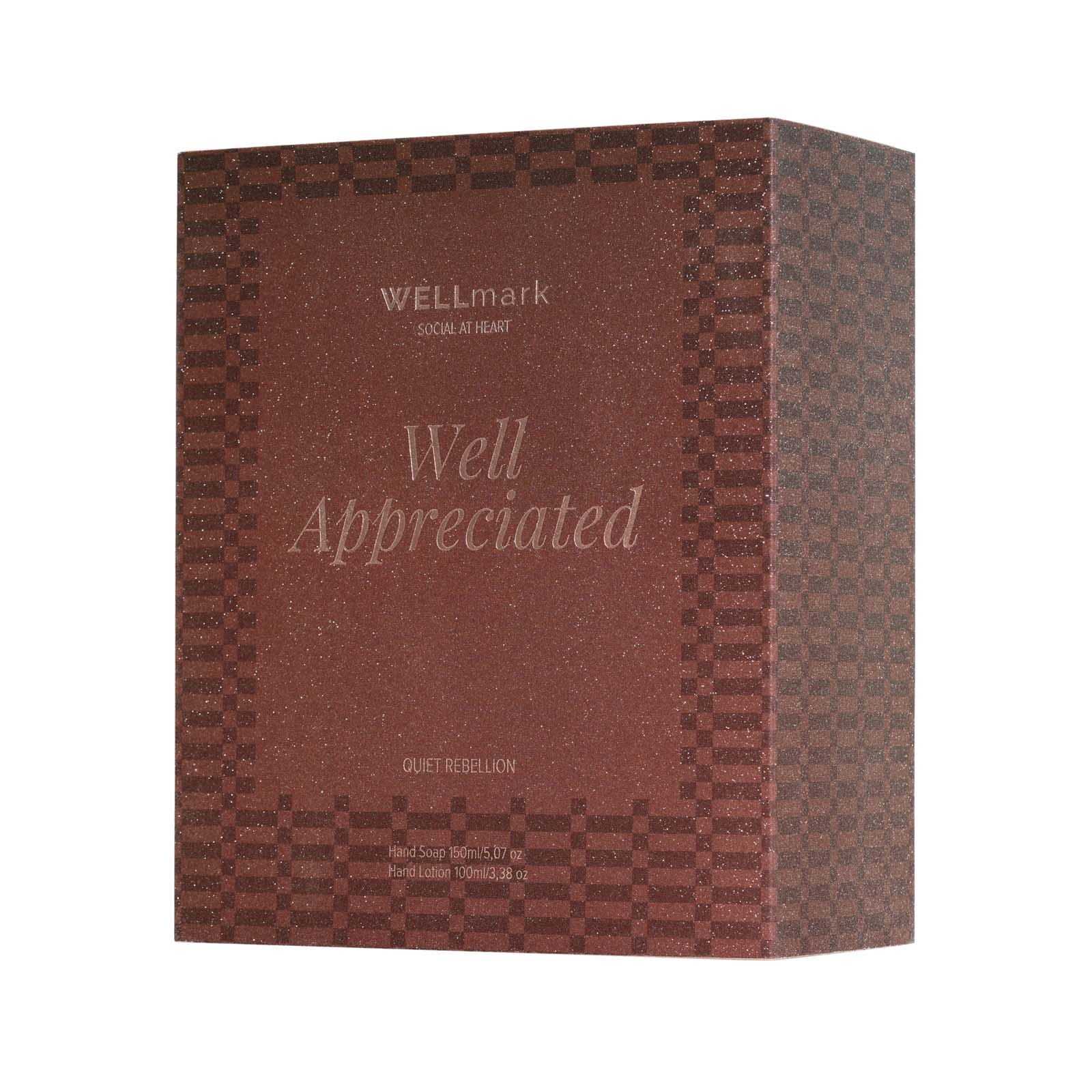 Set regalo Wellmark Quiet Rebellion per la cura delle mani