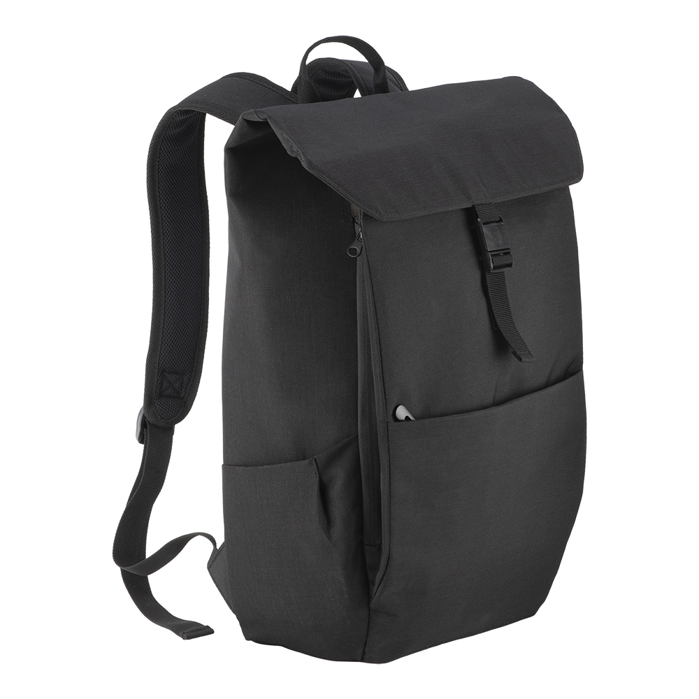 Zaino porta pc (15) in poliestere riciclato 420D ripstop (lining interno in R-PET 210D)