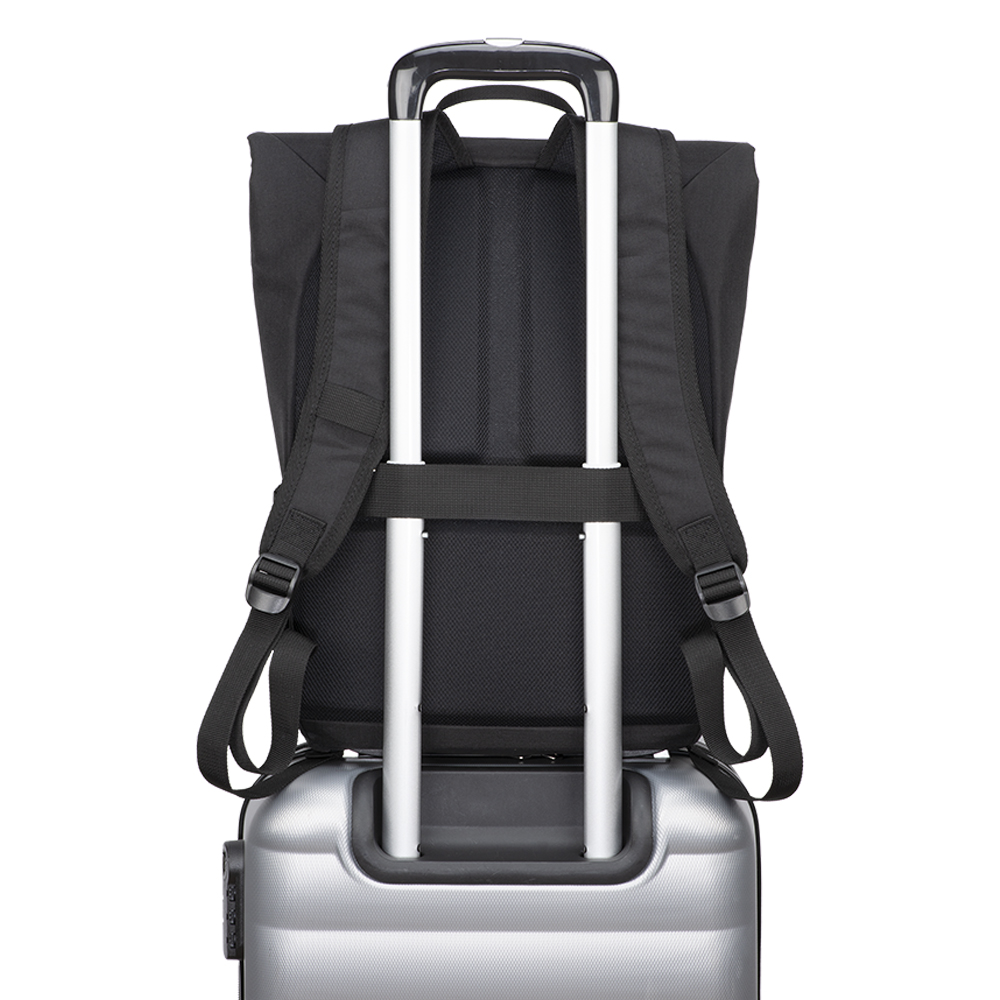 Zaino porta pc (15) in poliestere riciclato 420D ripstop (lining interno in R-PET 210D)