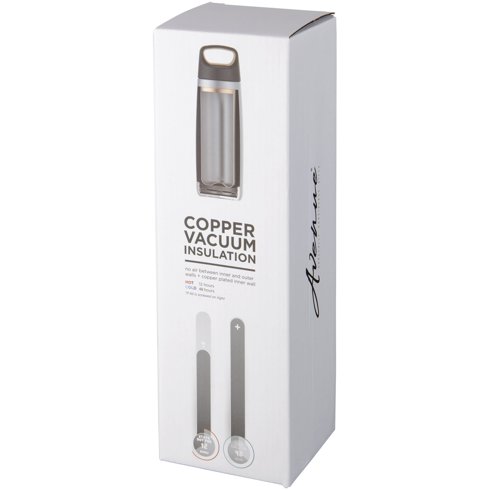 Borraccia termica Valhalla con isolamento sottovuoto in rame da 600 ml