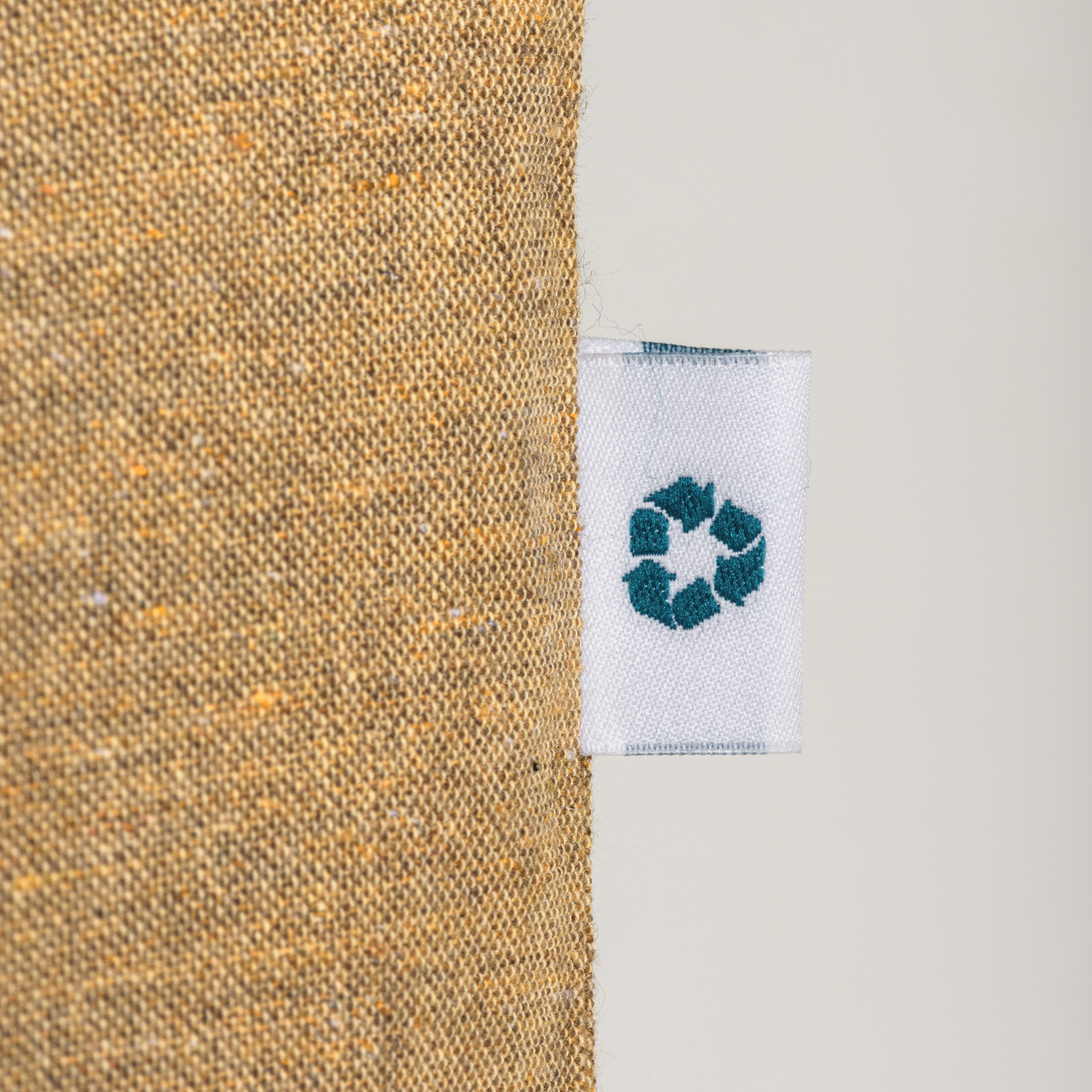 Shopper in cotone riciclato 190 g/m2, manici lunghi