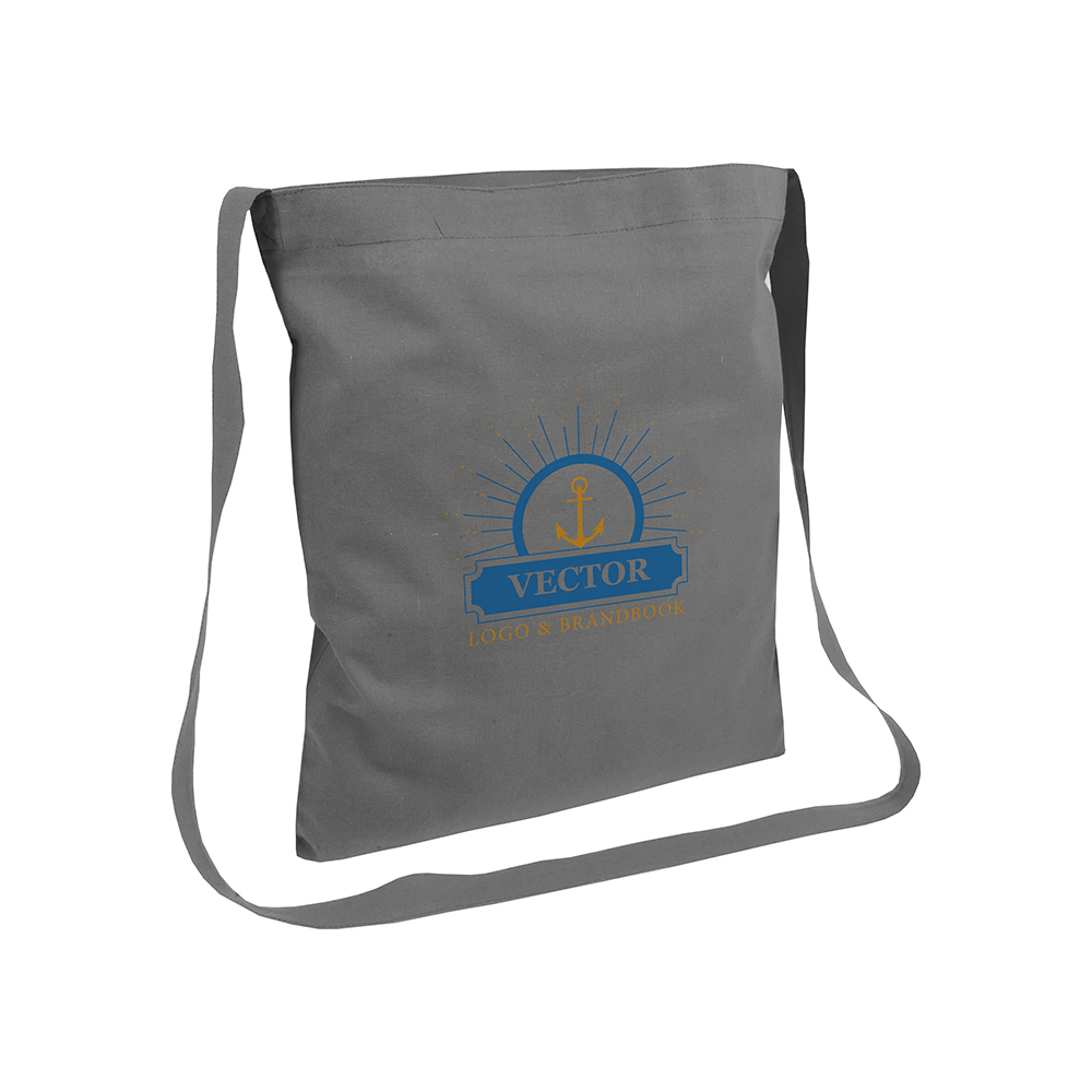 Shopper in cotone 130 g/m2 con tracolla