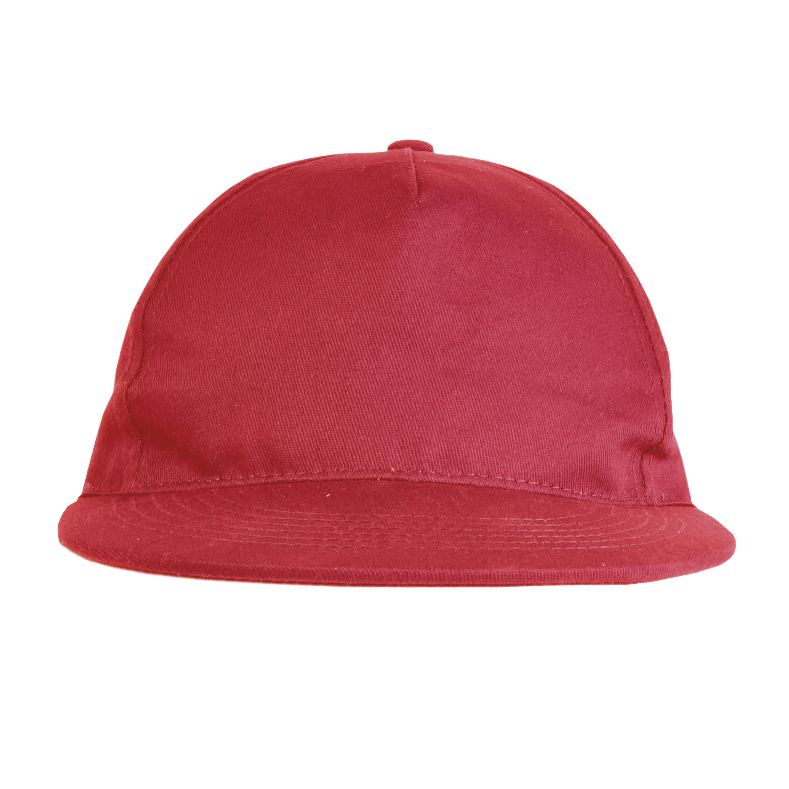 Cappellino in poliestere, 5 pannelli, visiera piatta