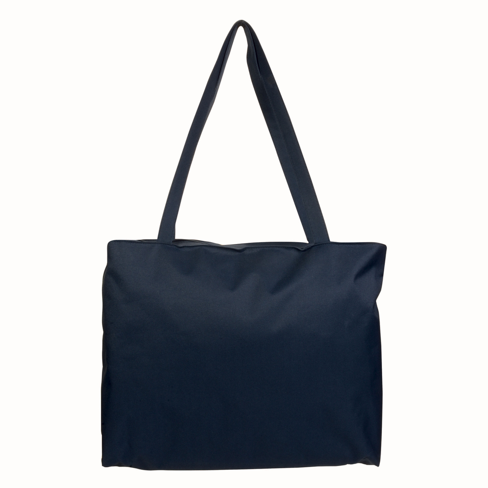 Borsa mare in poliestere 600D con manici lunghi, borsellino e chiusure con zip