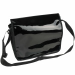 Cartella in poliestere 600D con tracolla regolabile e patta...
