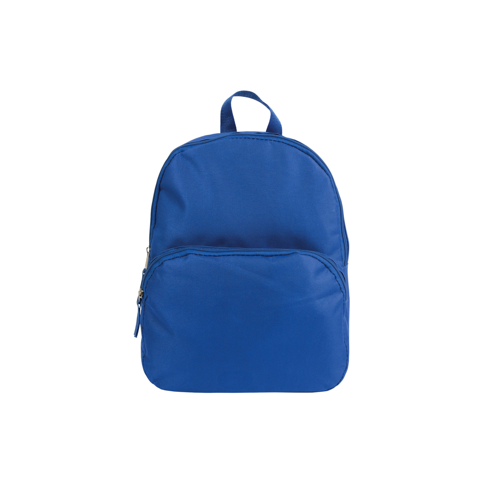 Mini zaino in poliestere 600D con 2 tasche. Spallacci regolabili e schienale imbottito