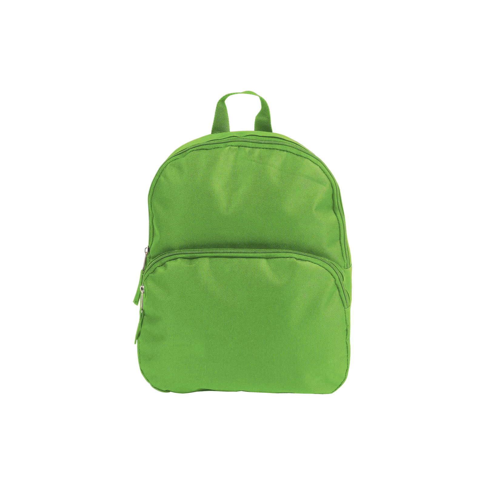 Mini zaino in poliestere 600D con 2 tasche. Spallacci regolabili e schienale imbottito