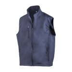 Gilet softshell con inteno  in polar, due tasche laterali e...