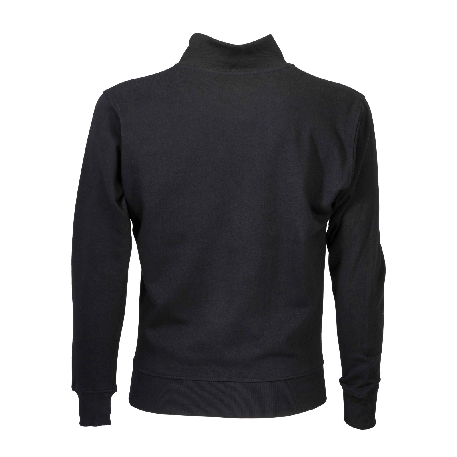 Felpa con zip lunga, tasche laterali