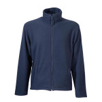 Felpa da uomo a zip intera in micropolar, con 2 tasche chius...