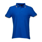 Polo piqué di cotone 100% 180 g/m2, manica corta, bordi in t...
