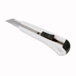 Cutter/taglierino in ABS con fermo lama, grande e 2 lame di...