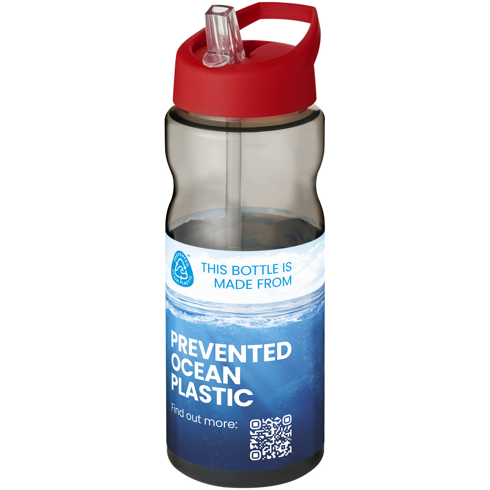 Borraccia sportiva H2O Active® Eco Base da 650 ml con coperchio con beccuccio
