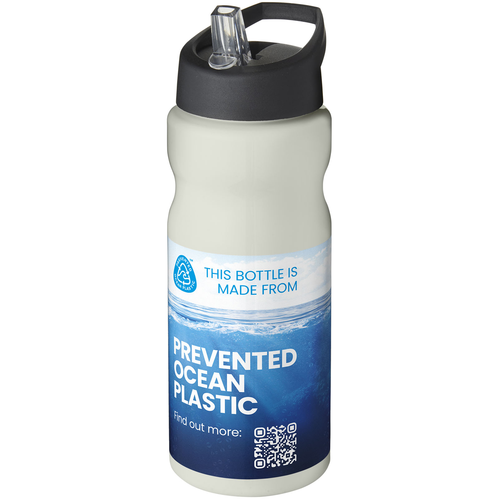 Borraccia sportiva H2O Active® Eco Base da 650 ml con coperchio con beccuccio