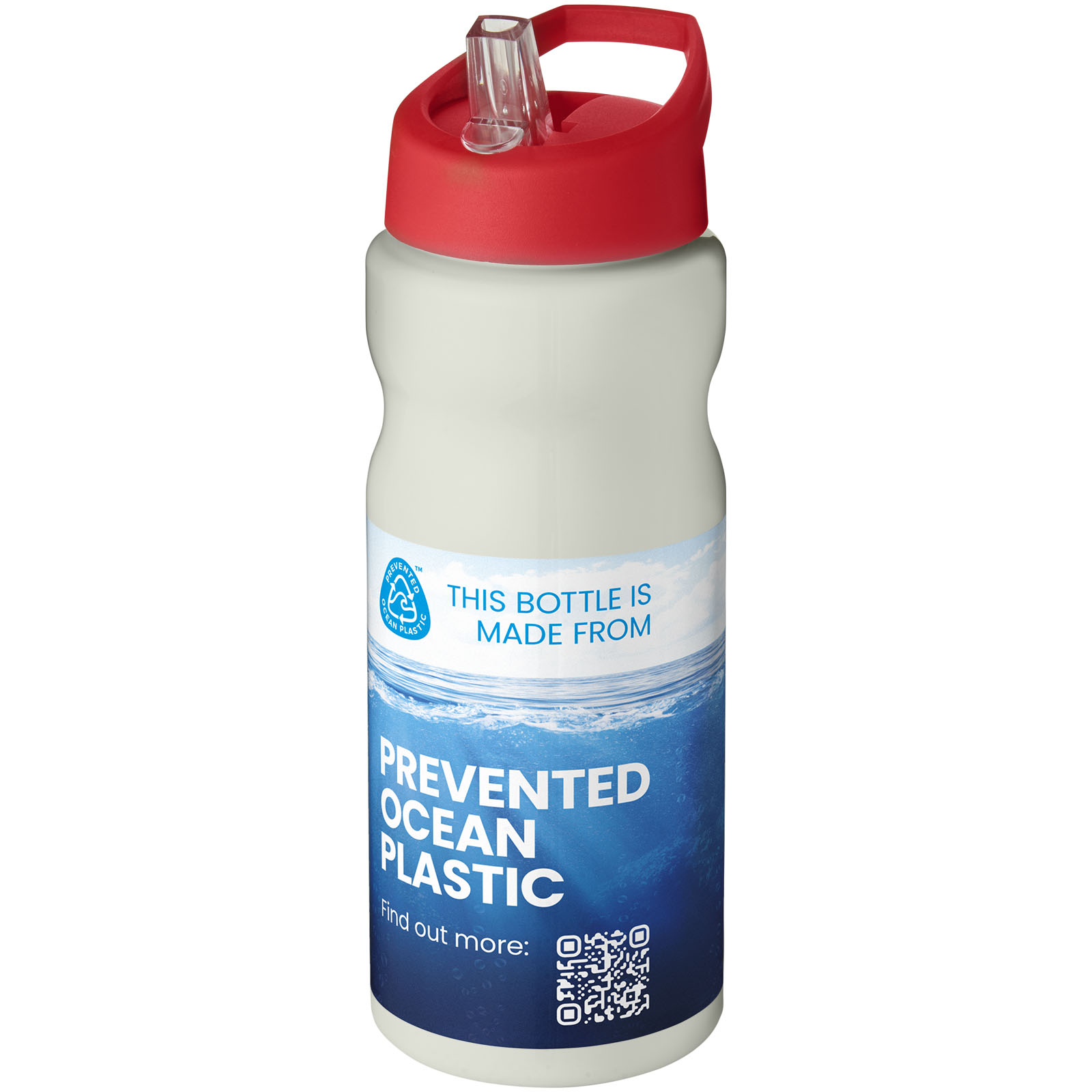 Borraccia sportiva H2O Active® Eco Base da 650 ml con coperchio con beccuccio