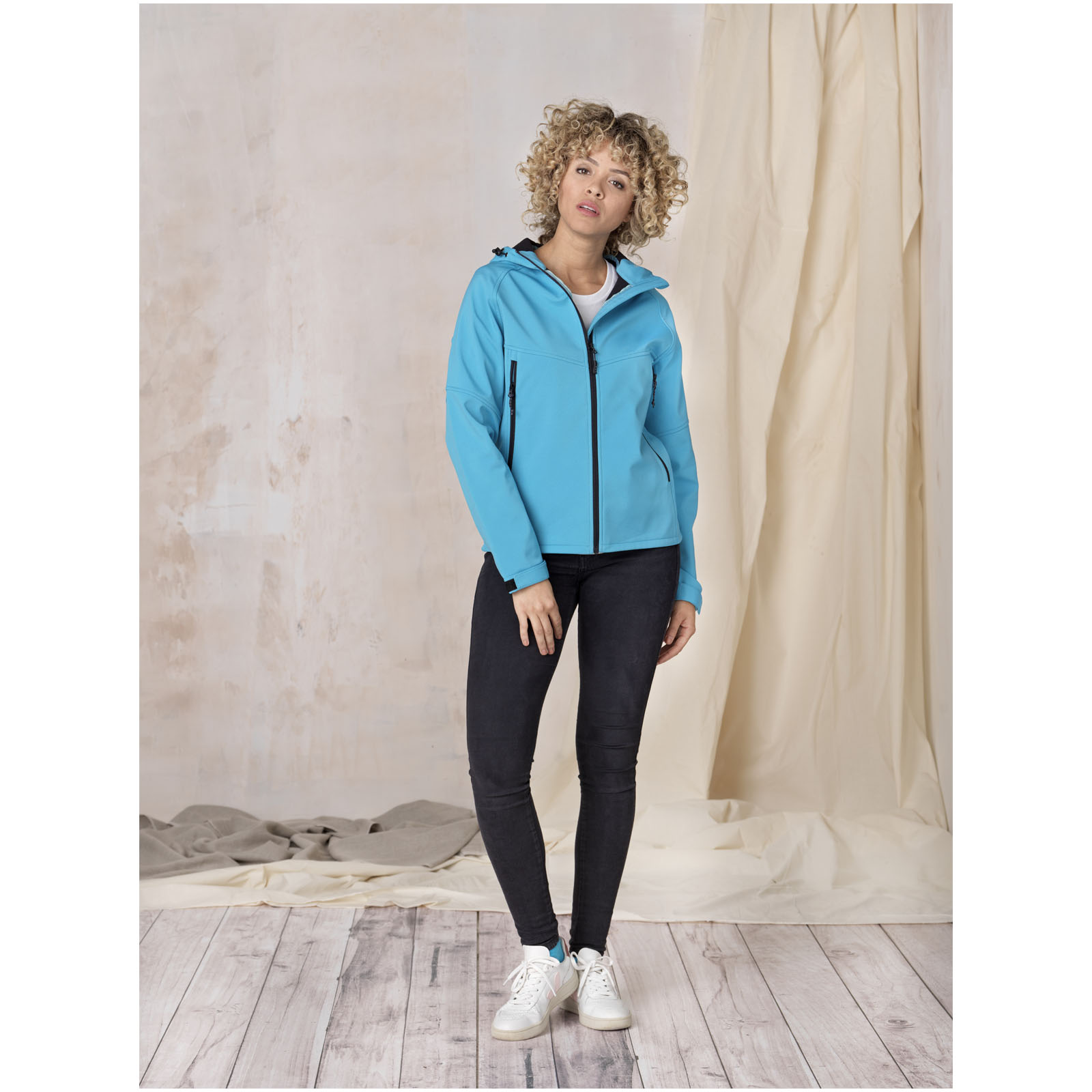 Giacca Coltan da donna in softshell riciclato
