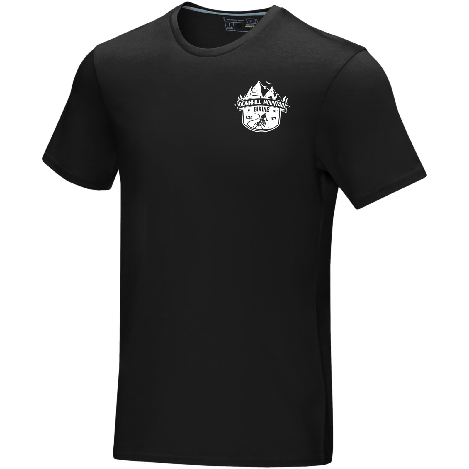 T-shirt Azurite a manica corta da uomo in tessuto organico