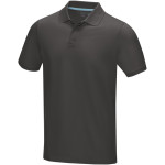 Polo Graphite a manica corta da uomo in tessuto organico