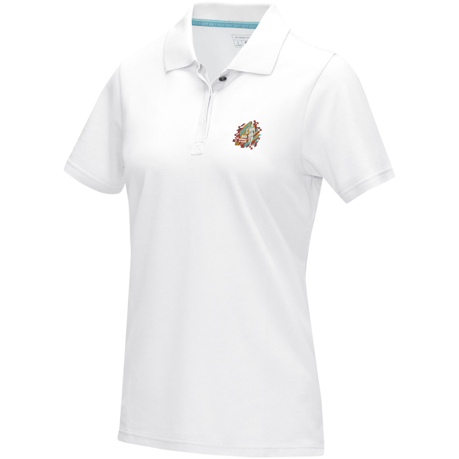 Polo Graphite a manica corta da donna in tessuto organico