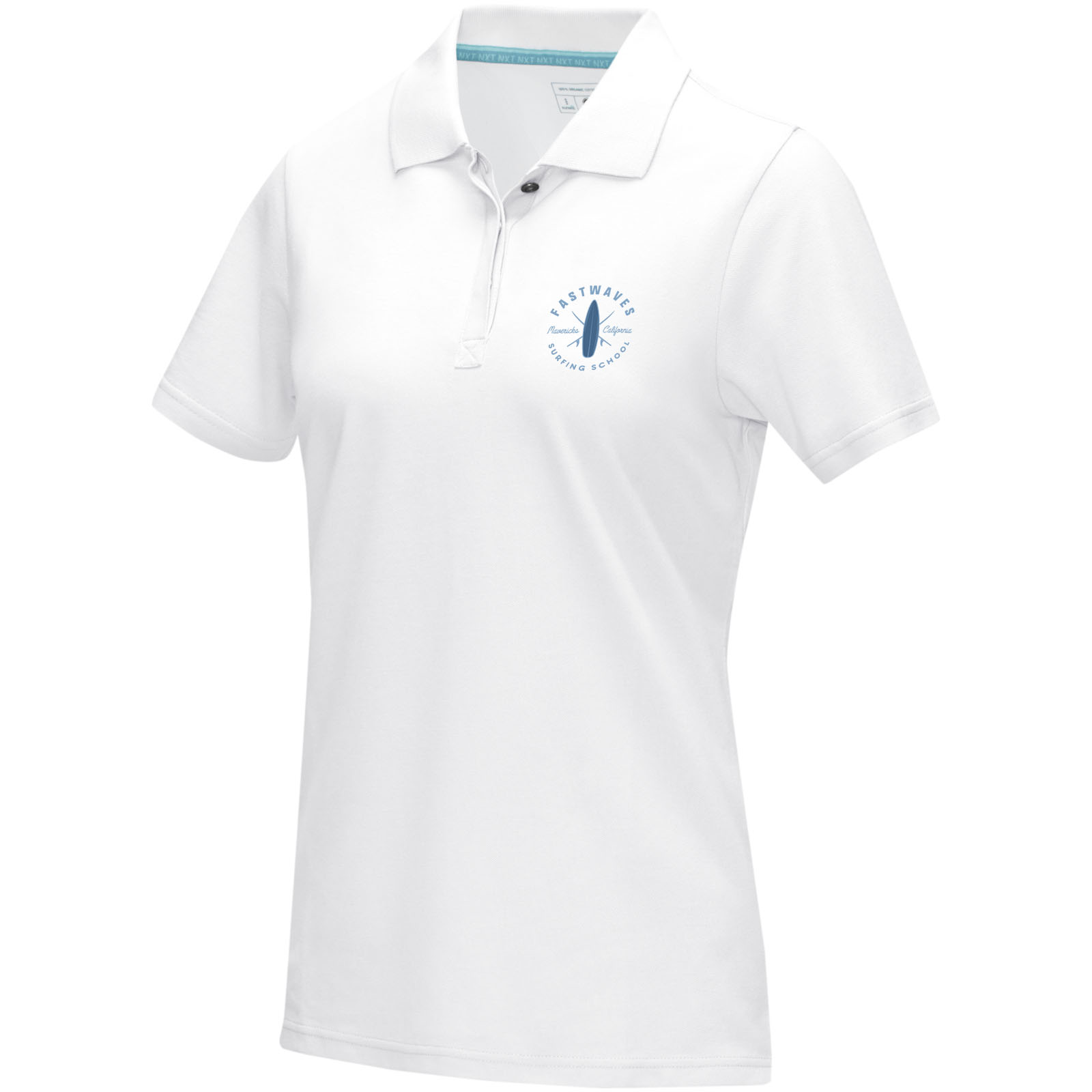 Polo Graphite a manica corta da donna in tessuto organico