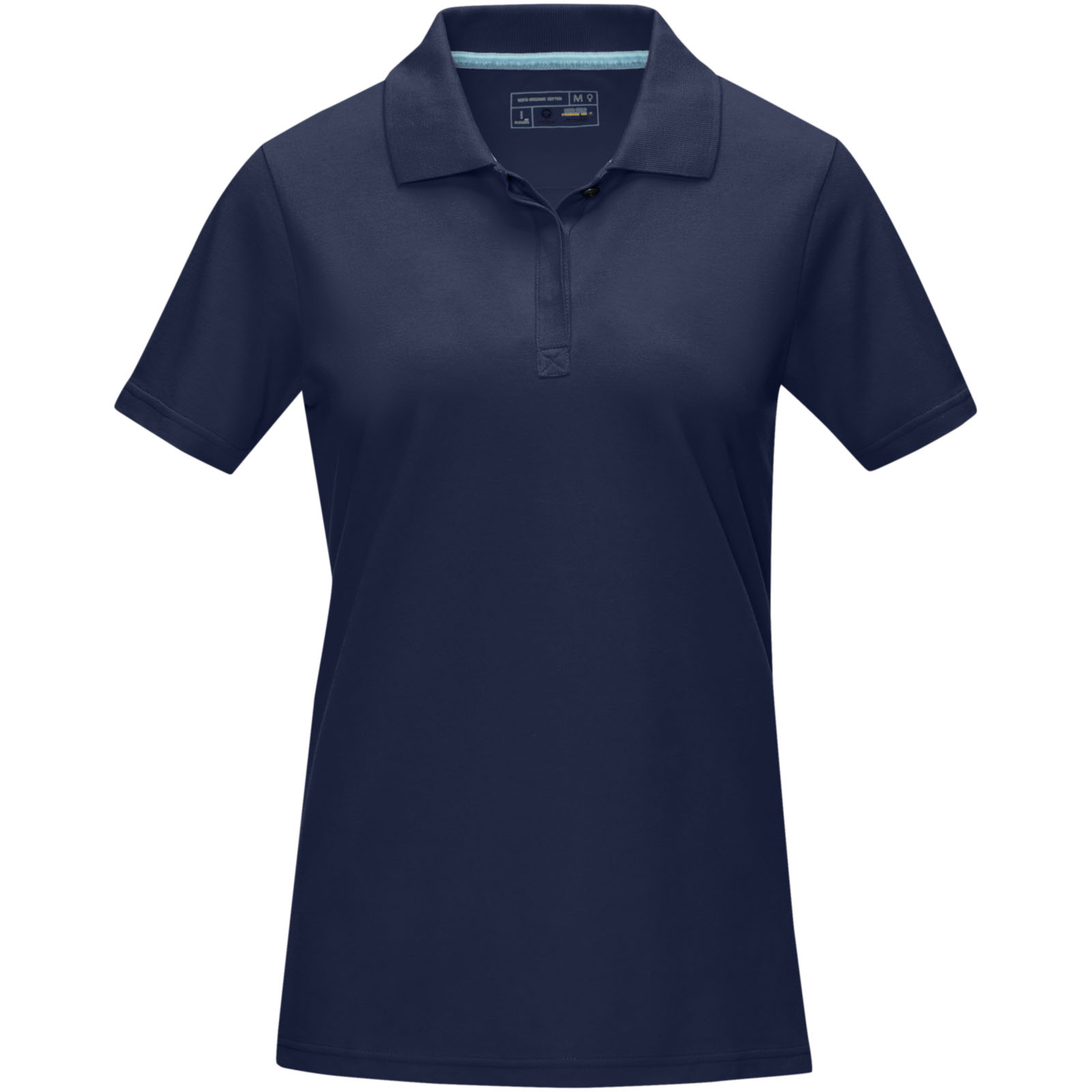 Polo Graphite a manica corta da donna in tessuto organico